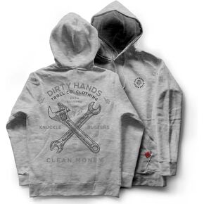 TROLL CO. CLOTHING Twisting Wrenches Heavyweight Hoodie Pullover