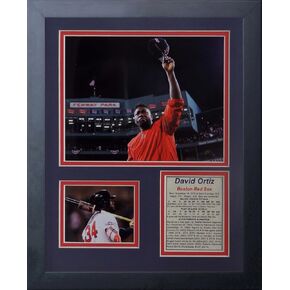 David Ortiz - Fenway Farewell 11" x 14" Framed Photo Collage by Legends Never Die, Inc.