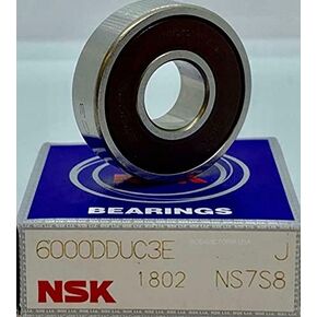 NSK 6000 DDUC3 Deep Groove Radial Ball Bearing 10x26x8mm 6000 RS 6000 2-RS