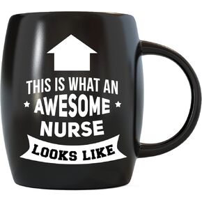 Large Nurse Gifts Coffee Mug – Awesome Nurse Looks Like – Funny Nursing Novelty Cup for Registered Nurse RN, LPN, Nurse Practitioner – For Birthday Christmas Graduation or Nurses Week Gift