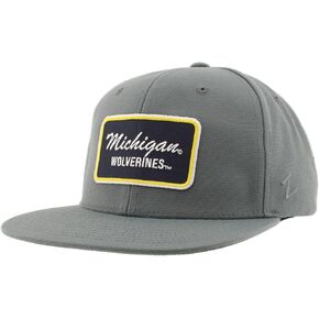ZHATS Standard NCAA Officially Licensed Hat Flat Snapback Z11 Brick Gray, Grey, One Size