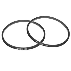 uxcell 2pcs A48 1/2 Wrapped Rubber Belt, A-Section V Belt 50.2" Outside Circumference x 0.51" Width x 0.32" Thick, Industrial Power Transmission Belt