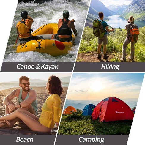 Dry Bag Backpack,25L Dry bags waterproof Kayaking, Waterproof bag with Waist Pouch and Phone Case,Waterproof Backpack Marine dry bag for Kayaking, Beach, Rafting, Boating (Grey) in Saudi Arabia