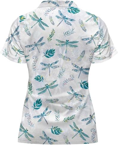 Women's Short Sleeve Golf Shirts Sun Protection Tops Quick Dry Athletic Tennis T-Shirt Quarter Zip Golf Tees XS-XXL in Kuwait