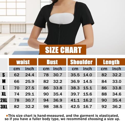 Sauna Suit for Women Weight Loss Waist Trainer Vest 3 In 1 Sliming Full Body Shaper Gym Workout Top With Short Sleeve in Saudi Arabia