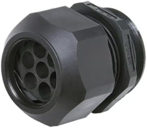 M3234GBR-SM تخفيف سلالة ، قبضة الحبل ، 5 ثقب ، 3/4 "NPT مع قفل معدني ، فتحات 5.5 مم ، لأسلاك الاستخدام 2 ، غدة الختم TPE ، الكمي 10 وحدات ، Heycoo in Saudi Arabia