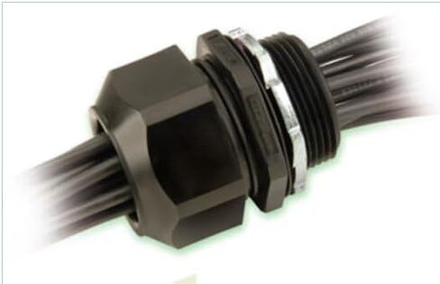 M3234GBR-SM تخفيف سلالة ، قبضة الحبل ، 5 ثقب ، 3/4 "NPT مع قفل معدني ، فتحات 5.5 مم ، لأسلاك الاستخدام 2 ، غدة الختم TPE ، الكمي 10 وحدات ، Heycoo in Saudi Arabia