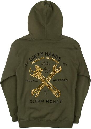 TROLL CO. CLOTHING Twisting Wrenches Heavyweight Hoodie Pullover in Saudi Arabia