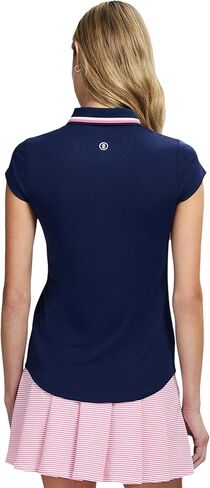 IZOD Women's Shirt Performance Stretch Golf Collared Cap Sleeve in Saudi Arabia
