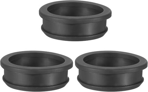 PATIKIL 19mm / 3/4 Inch Drill Hole,9/16 Inch ID Rubber Grommets, 12Pcs Top Hat Grommet for Wiring Eyelet Ring Gasket Automotive Firewall Cable Hole Plugs Wires Protection, Black in Kuwait