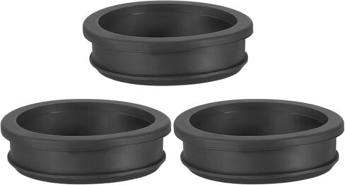 PATIKIL 19mm / 3/4 Inch Drill Hole,9/16 Inch ID Rubber Grommets, 12Pcs Top Hat Grommet for Wiring Eyelet Ring Gasket Automotive Firewall Cable Hole Plugs Wires Protection, Black in Kuwait