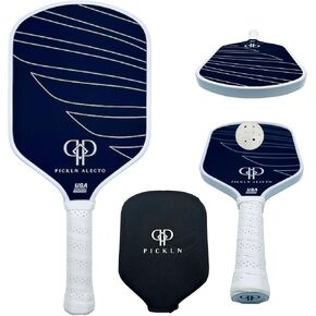 2024 Pickln Alecto Aramid Fiber Pickleball Paddle | مجداف التحكم الهجين | 100 ٪ الألياف الألياف الحرارية 16mm Gen3 Gen3 | Unibody Foam حقن | مضرب USAPA
