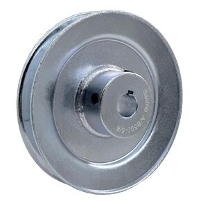 AB500-5/8 Single Groove Web Sheaves,v Belt Pulley 5" OD 5/8 inch bore,Motor Pulley Carbon Steel for A B 5L 4L V-Belts