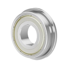 MF83ZZ Flange Ball Bearing 3×8×3mm Double Metal Shielded Flanged Bearing Chrome Steel ABEC-1(P0) Z2 Miniature Deep Groove Ball Bearing for Industrial Machine, Power Tools