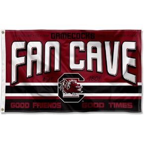 South Carolina Gamecocks Fan Man Cave Banner Flag