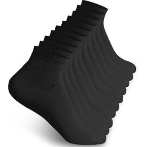 Women's Quarter Socks | Athletic, Lightweight & Breathable Short Crew Socks | Ideal for Sports & Everyday Wear