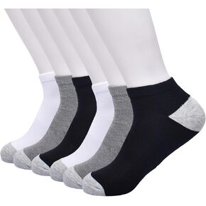 GAP Men's Original Core Low Cut, 6-Pack Adult Socks, Soft & Stretchy, Comfortable