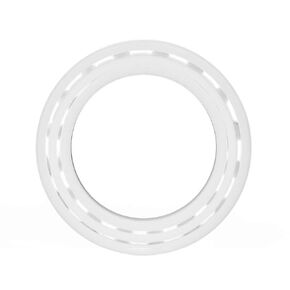 ZrO2 Ball Bearing, High Precision 6805 Ceramic Ball Bearing 25×37×7mm / 1×1.5×0.3in Miniature White Ball Bearing