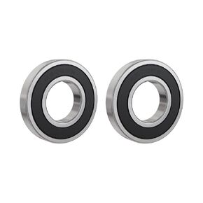 6908-2RS 2 PCS Deep Groove Ball Bearing 40×62×12mm Double Black Rubber Sealed Ball Bearing Chrome Steel P0 Z2 Bearing for Industrial Machine,Power Tools and Mechanical Equipment