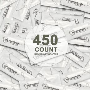 450 Count Dental Floss Picks,Individually Wrapped Dental Floss Picks, Single Wrapped Floss, Travel Dental Floss, Unflavored Floss Picks,Dental Flossers,Floss Sticks,Tooth Floss,Dental Picks Disposable