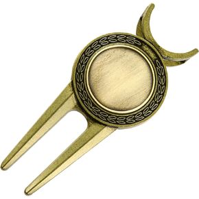 Mile High Life Golf Divot Repair Tool with Magnetic Golf Ball Marker, Golf Club Holder, Golf Gift for Golfer