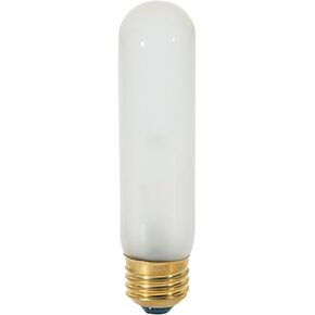 Satco S3253 Medium Light Bulb in White Finish, 5.00 inches, 1 Count (Pack of 1), Frosted