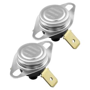 2PCS L250F LIMIT SWITCH RESET ملاءمة لـ York Coleman Luxaire S1-02541318000 S102541318000 36TX1-7735 ، Universal Furnace Thermostat 1/2 "