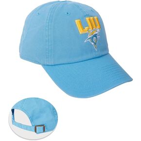 Desert Cactus Long Island University Baseball Hat LIU Sharks Brimmed Embroirderd Cap Adjustable Cloth Strap Adult (Style A)