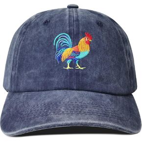 Hepandy Embroidered Rooster Hats