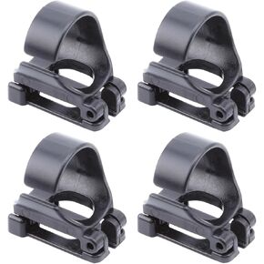 4Pcs Black Diving Snorkel Buckle Dive Gear Scubas Diving Part Pipe Shelf Brackets Snorkel Keeper Clip Snorkel Clip Replacement Snorkel Clip Snorkel Holder Snorkel Retainers Air Tube Keeper Diving