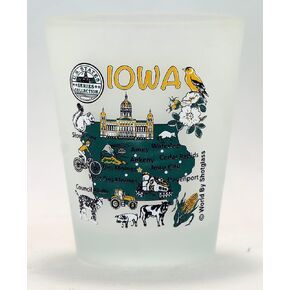Iowa US States Series Collection Shot Glass