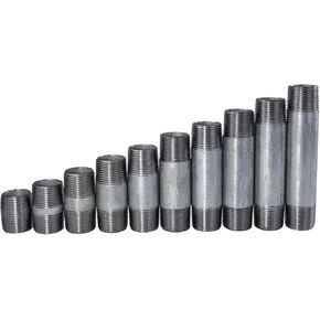 Supply Giant Everflow Supplies NPGS3400 Schedule 40 Welded, Silver Steel Nipple