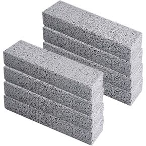 8Pack Pumice Stone for Toilet Cleaning Bowl Stick, Pumice Stick Cleaner for Removing Toilet Bowl Ring, Bath, Household, Kitchen, Spa, Pool, Grill,Household Cleaning
