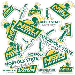 Desert Cactus Norfolk University Sticker Spartans Vinyl Scals Laptop Water Bottle Car Scrapbook 13.43x10.98 Sheet T1 (Type 1-1)