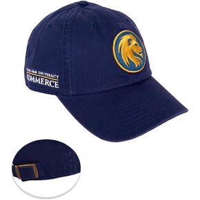 Desert Cactus Texas A&M University Commerce Baseball Hat TAMUC Lions Brimmed Embroirderd Hats Cap Adjustable Cloth Strap Adult (Style D)