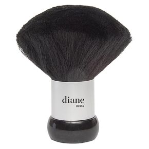 Diane Neck Duster Brush for Hair Cutting, Remove Loose Hair from Neckline and Ears, Soft Nylon Bristles, Stand Up Base, 7.5", Large