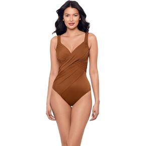 Miraclesuit Women's Swimwear Revele Tummy Control Underwire Bra One Piece Swimsuit