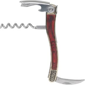 Trudeau Laguiole Red Stablewood Waiter's Corkscrew