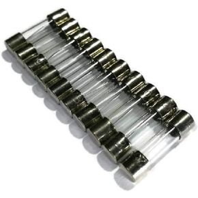 Slow Blow Glass Tube Fuse Assortment Kit 5x20mm 250V 15A Light Electronic (5x20mm)
