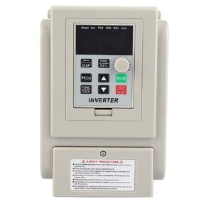 AT2 2200X Single Phase VFD Drive VFD Inverter Variable Frequency Drive PWM VFD Controller 2.2KW 220V 12A for Single Phase 220V Motor(VFD 2.2KW)