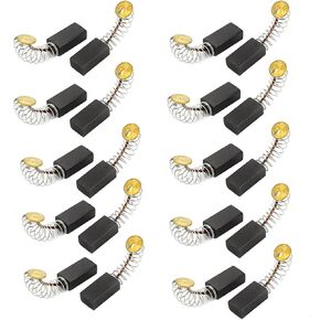 uxcell 10 Pairs 14mm x 7mm x 5mm CB56 Carbon Brushes for Electric Drill Motor
