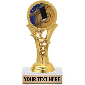 Crown Awards Axe Throwing Trophies, 5 1/2" Starbeam Axe Throwing Trophy, Engraving Included Prime