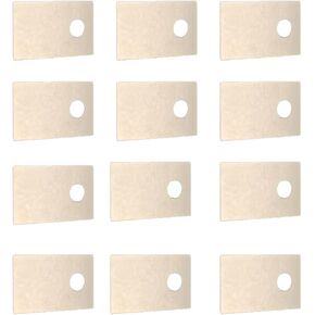 0.2MM Guitar saddle shims,Bridge Shim Set Quantity of 12,Fit Floyd Rose Used to adjust the height of the saddle