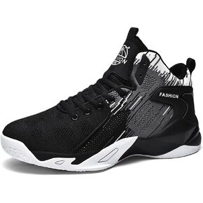 Floette Mens Fashion High Top Basketball Shoes Trepable Walk Walk Athletic Basketball Sneakers (A02 ، Man9.5/Woman11)