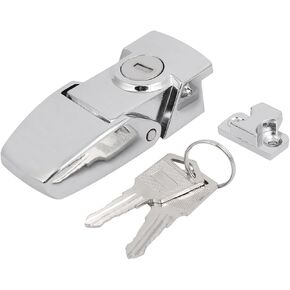 uxcell Suitcase Briefcase Wooden Case Metal Toggle Latch Hasp Lock 76mm Long w 2 Keys