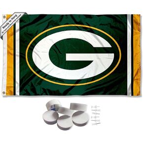 Green Bay Packers Banner and Tapestry Wall Tack Pads