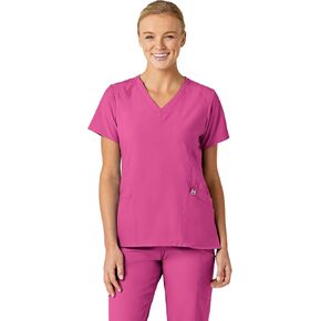 Wonderwink Women's Plus-Size Women Top-Top Dirt ، وردي ساخن ، 3-xlarge