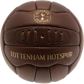 Tottenham Hotspur FC Official Retro Heritage Leather Ball