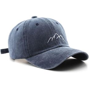 Vintage Baseball Cap for Men Peak Dad Hats Retro Washed Cotton Cap Mountain Sports Cap for Women Adjustable