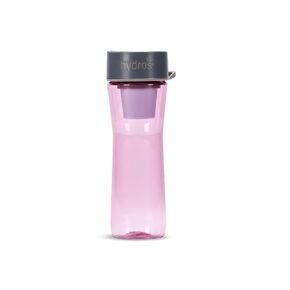 Hydros Water Filter Bottle, 20 Oz, Patented Fast Flo Tech, Dishwasher Safe, 20 Second Quick Fill, Leak Proof, BPA Free, Violet